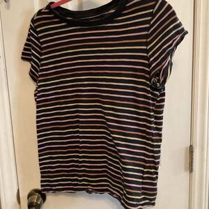 Universal Thread Striped T-Shirt Size M